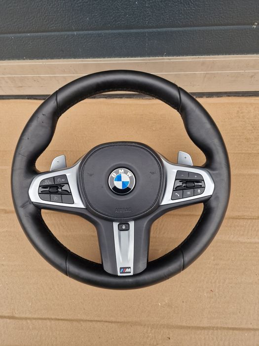 Volan cu airbag m pachet cu padele si incalzire bmw x3 x4 g01 g02 g08
