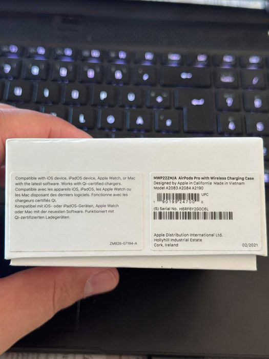 Apple AirPods Pro 1 originale – carcasa + casca dreapta