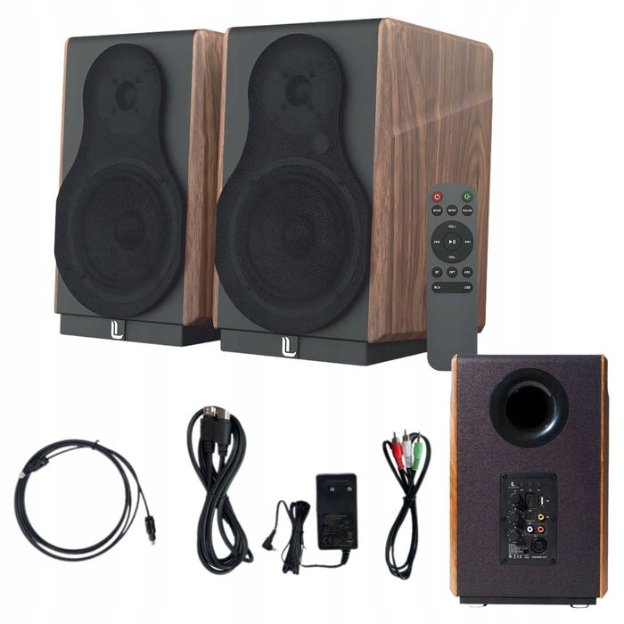 Нови 120 вата качествени активни колони с HDMI, Bluetooth,USB, Sub-out