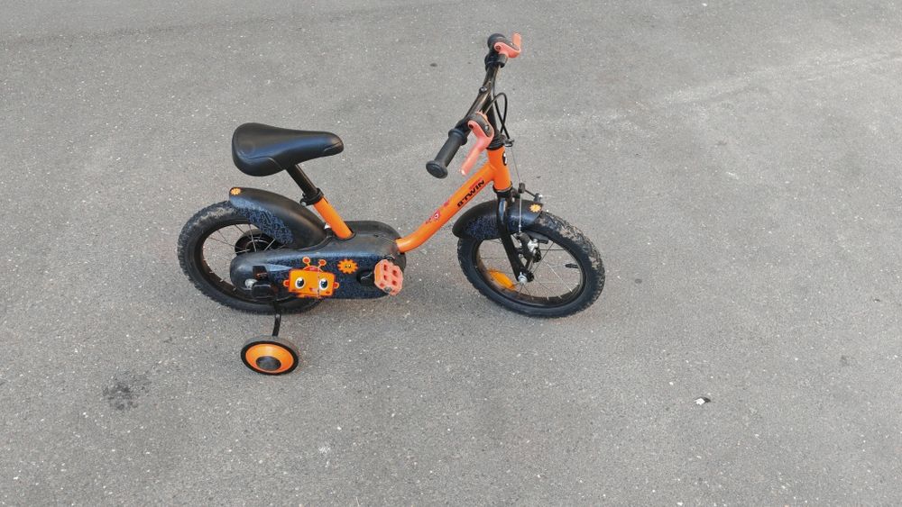 Bicicletă BTwin 14 Inch pt copii 3-5 ani