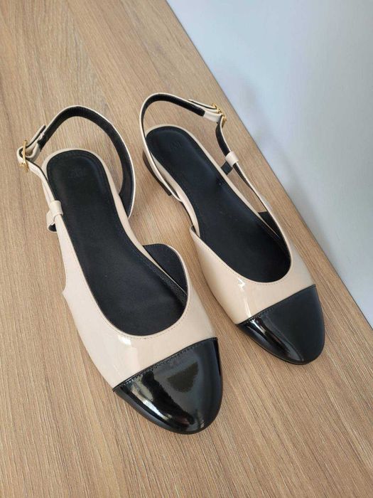 Нови Бежови сандали / пантофки H&M 38 номер