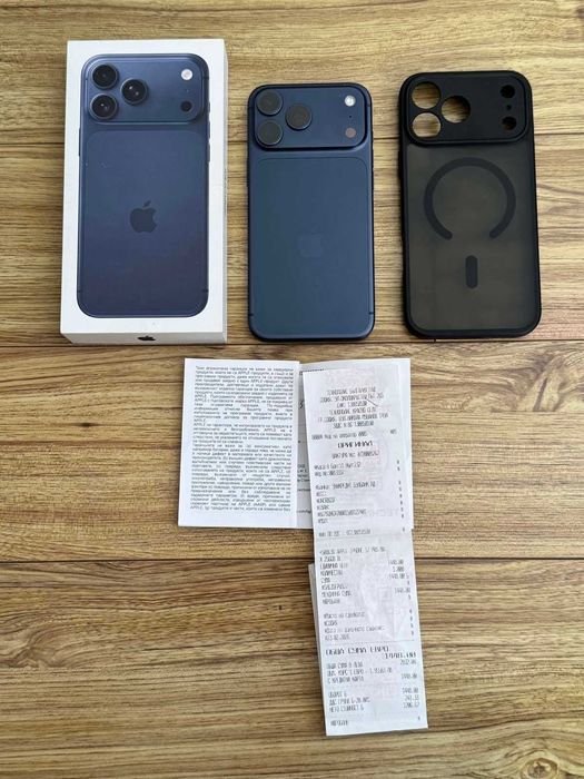 iPhone 17 Pro Max 256GB Deep Blue/Гаранция 17 Месеца/Батерия 100%