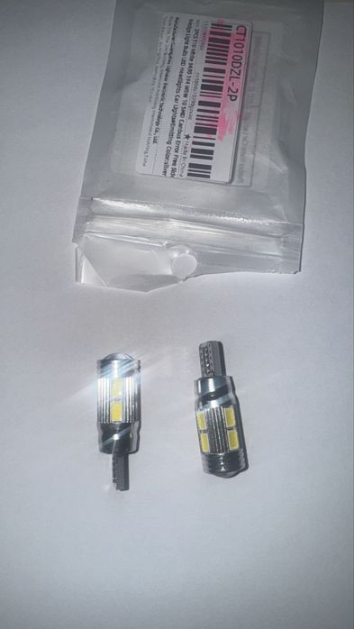 Pozitii led t10 w5w alb 12v 6000k