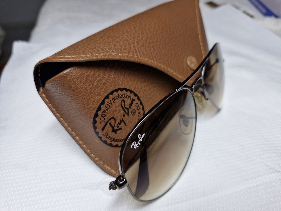 Ochelari de soare Unisex ,Rayban, model Aviator Large metal