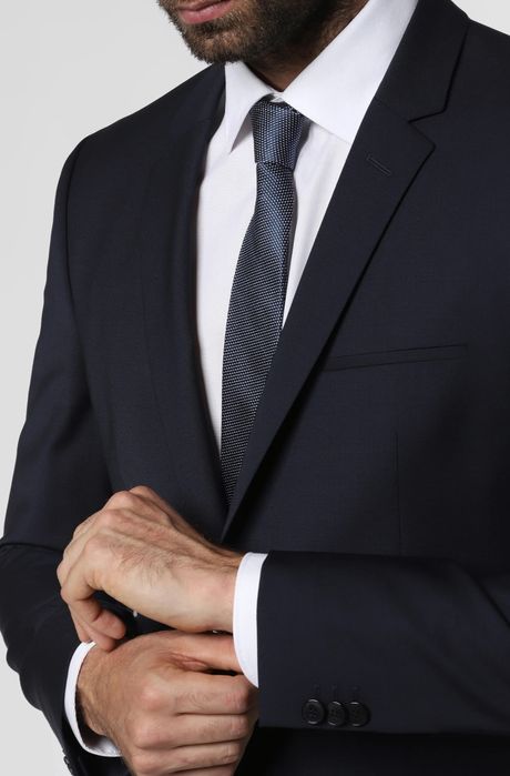 Sacou lână Hugo  Boss Bleumarin nou 56