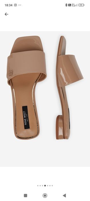 Нови чехли NINE WEST