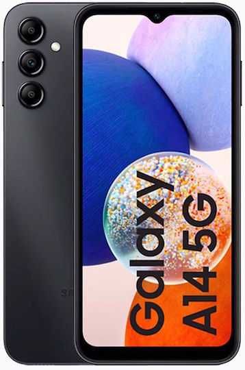 Telefon Samsung Galaxy A14 retea 5G 64GB Dual Sim 6.6" Negru NOU in cutie Sigilat!