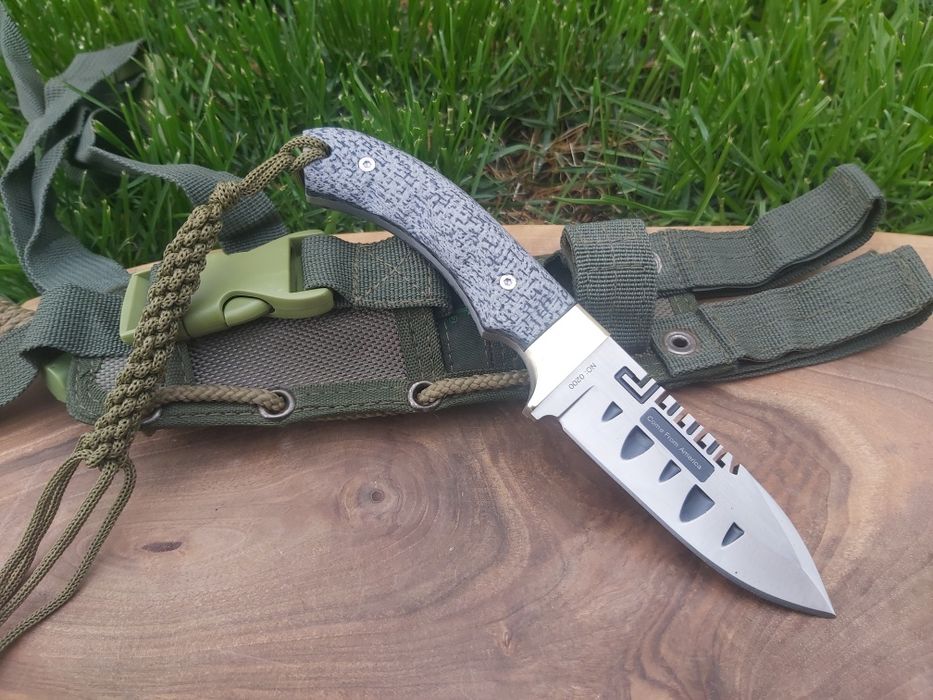 Тактически ловен нож Columbia,фултанг,кания CRKT за колан и бедро