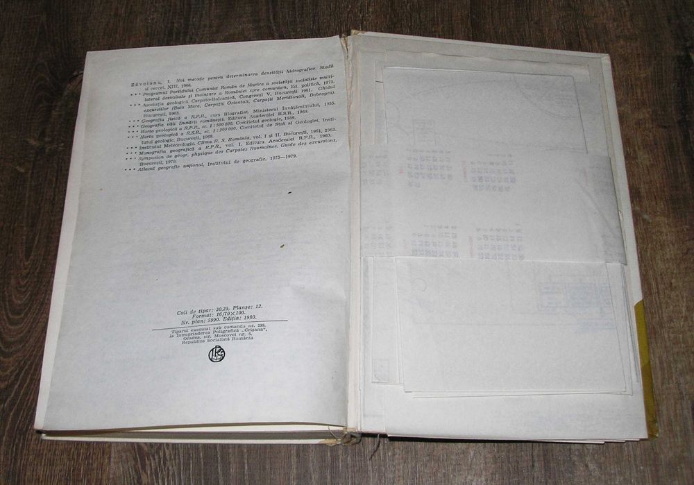 Geografia fizică a României (A.Rosu) + hărți