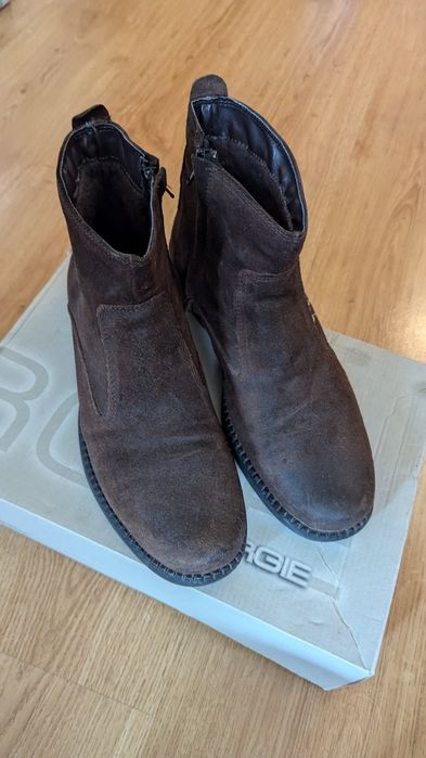 Мъжки боти /естествен велур/