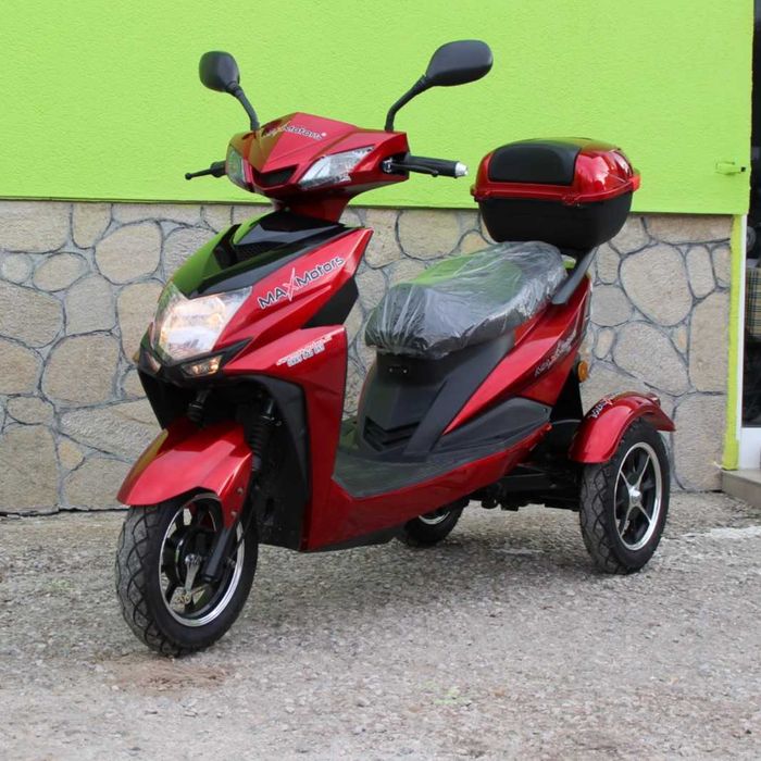 Електрическа Триколка-Скутер MAX SPORT 1500W RED