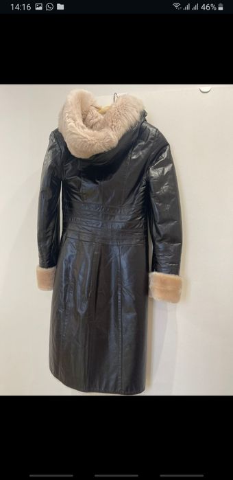 Продам зимнюю кожанный