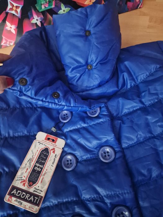 Geaca puf  material textil impermeabil, super calitate, super pret