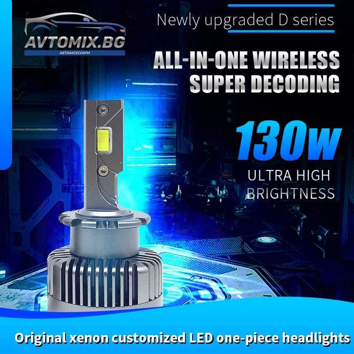 LED kрушки D2S 130W Canbus