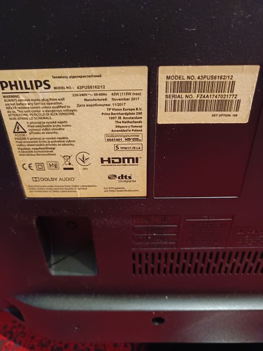 Panasonic от 32до 60 инча