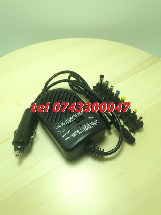 Alimentator Auto Universal Laptop12v 8 Capete Schimb