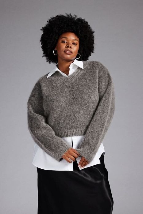H&M premium selection мохер и вълна р-р С