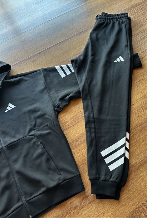Мъжки,памучен,черен екип Adidas