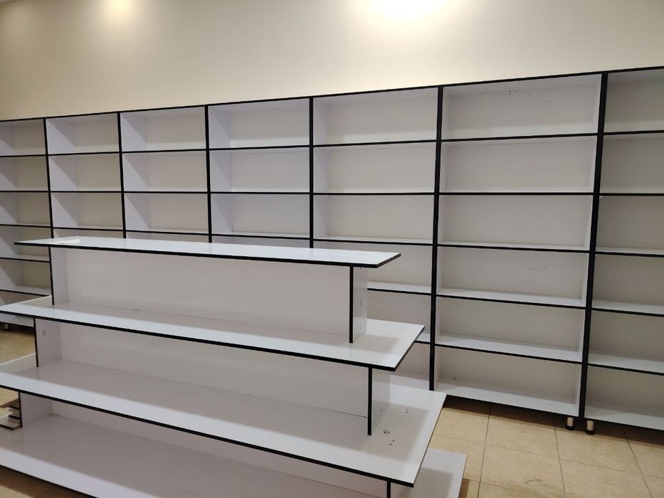 Vitrina polka stelaj shkaf do'kon apteka ofis mebellariga buyutma