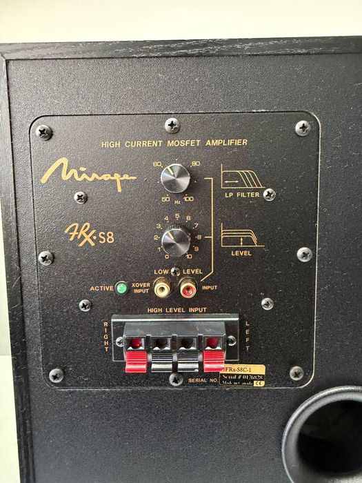 Mirage FRx-S8 – Subwoofer Activ – MOSFET – Canada Sunet High-End
