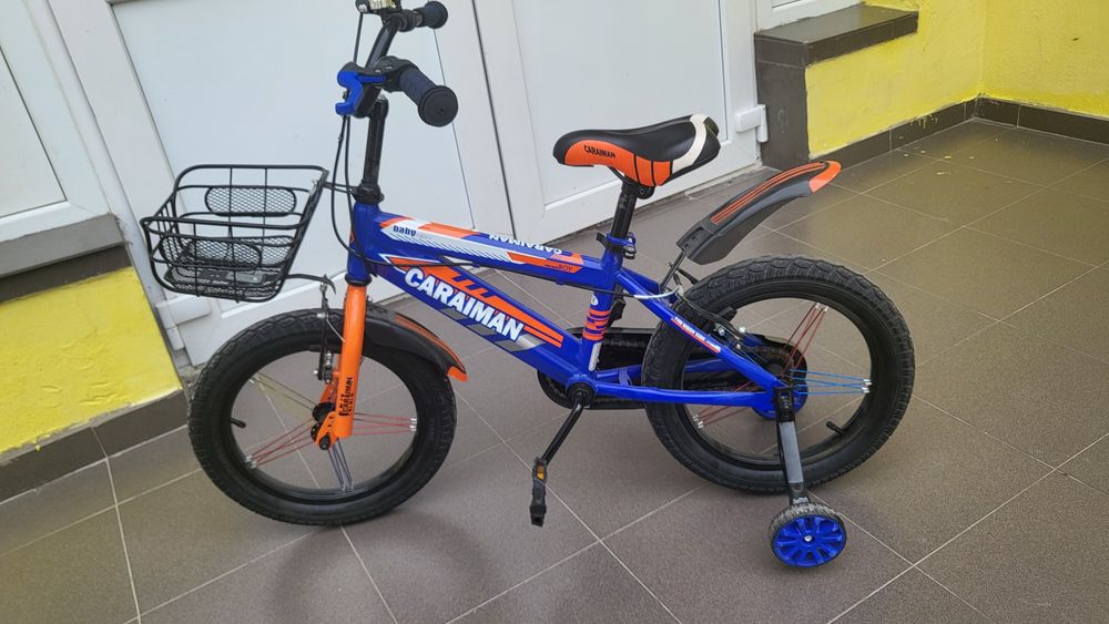 Bicicletă copii 16" Caraiman, stare foarte bună, cu roți ajutătoare