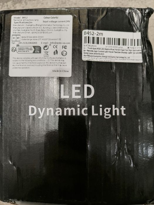 Devil eyes banda led cu jocuri de lumini