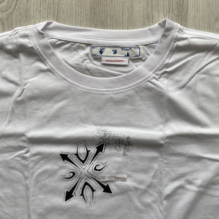 Tricou Off-White Alb XL