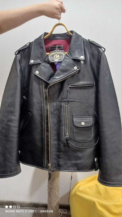 Куртка мото косуха натуральная конская кожа