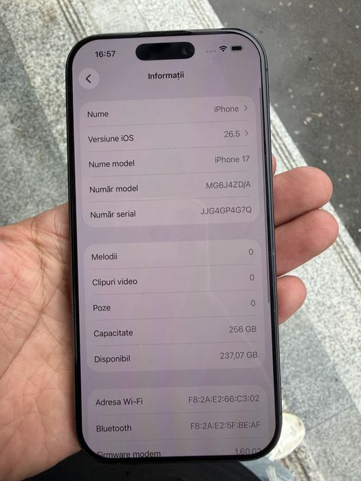 Iphone 17 256GB, orice retea