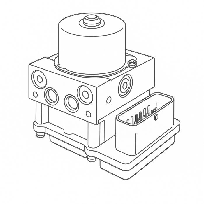 Pompa ABS  Skoda Fabia 1 (6Y2) [Fabr 1999-2008] 6Q0614117H 1.2 Benz AZ