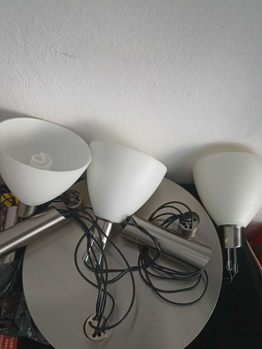 Lampa candelabru masiv inox Germania