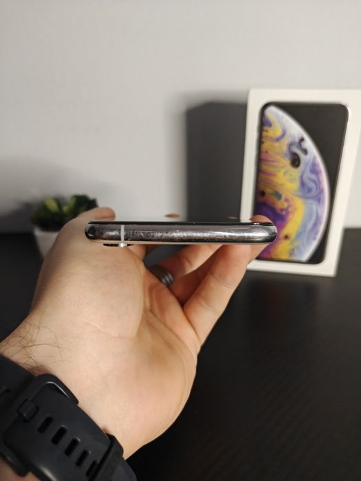 iPhone Xs, Silver 256GB - în Condiție Excelentă!