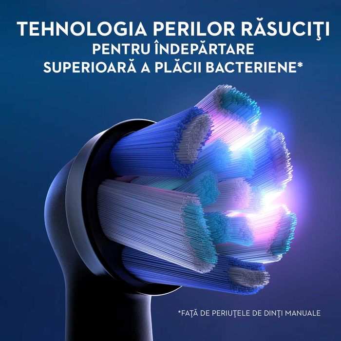 Periuta de dinti electrica Oral-B Pro 3 3500, Curatare 3D, Negru