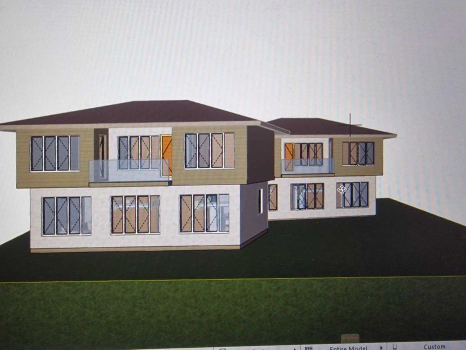 Продавам  къща на два етажа самостоятелен парцел