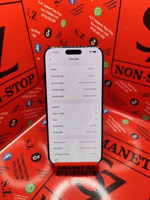 iPhone 16 Pro Max Amanet SZ Non Stop