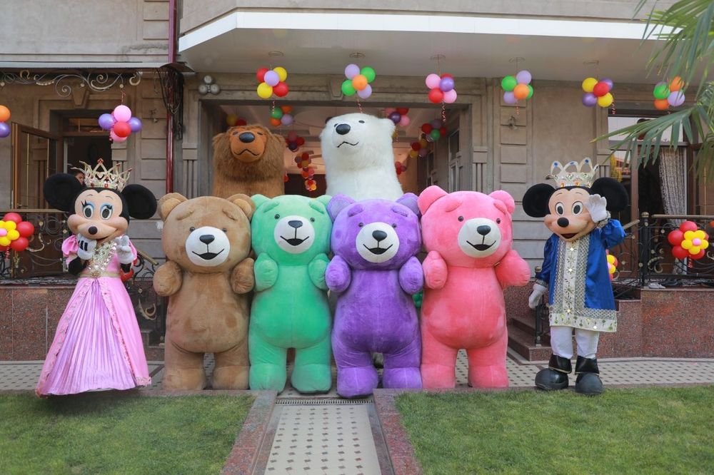 Мультфильм кахрамонлари ,Маша Медведь , Дедмороз