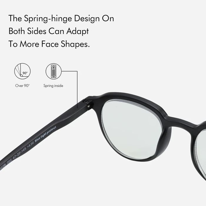 4 броя кръгли очила за четене с диоптър 1,5