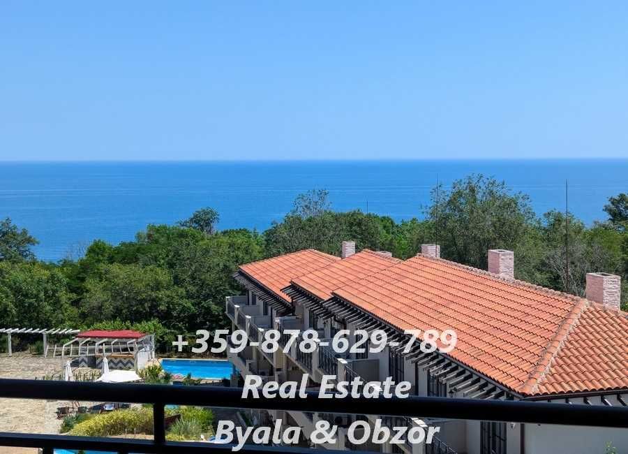 Тристаен апартамент на първа линия в гр.Обзор с морска гледка