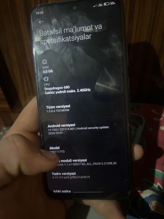 Redmi note 11 128 ga 4+4 pubg 60. FPS ochada qotmaydi