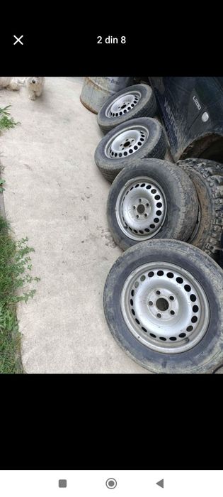 Jante Transporter T 5 cu cauciucuri 215 65 R16 c și simex