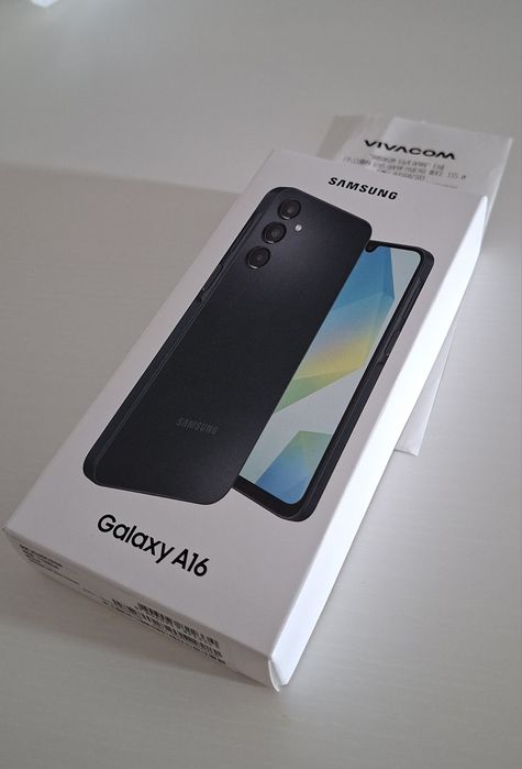 Samsung Galaxy A16, черен, с гаранция