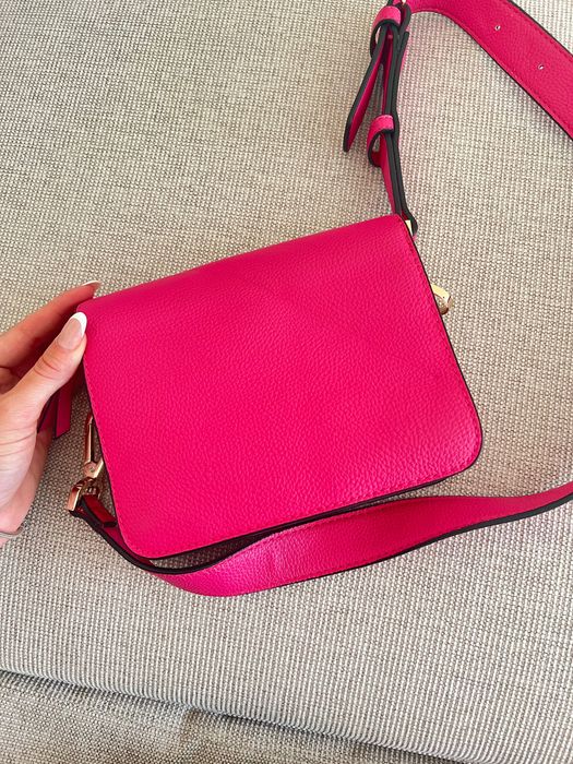 Дамска чанта Rocco Barocco - наситено розово