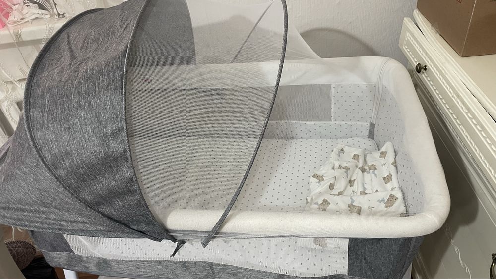 Люлька манеж приставной