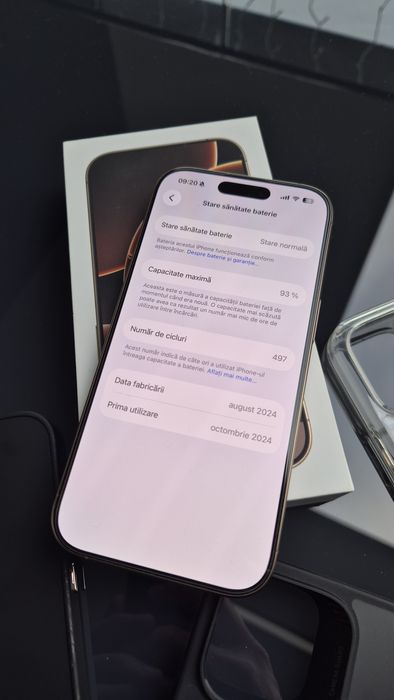 iPhone 16 Pro,128GB,5G,Desert Titanium,stare absolut impecabilă,10/10