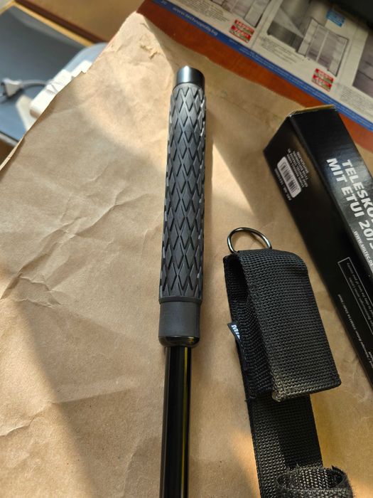 Немска Телескопична Палка Mil-Tec® (53 см) – Стомана и TPE