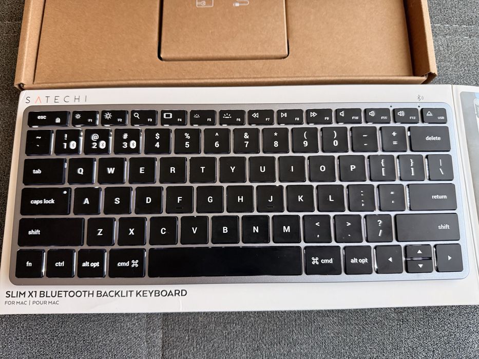 Tastatura SATECHI Mac Slim X1 bluetooth iluminata