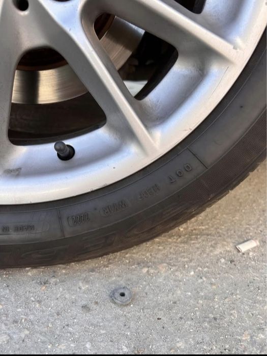 205/55 16", дот 25 и 22 Джанти с хубави летни гуми 5 x 120 BMW e90,  e46 и др.