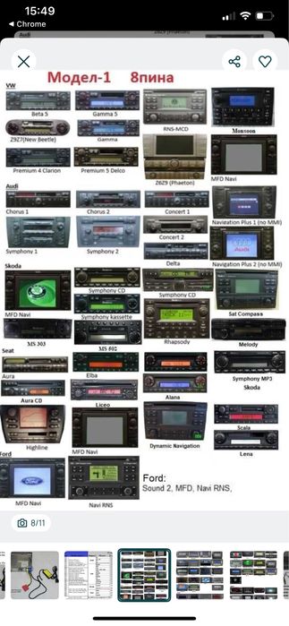 Дигитален чейнджър USB AUX BLUETOOTH за VW Audi Skoda Seat