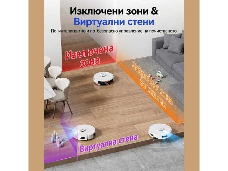 Робот Прахосмукачка Redkey R11 - 20000Pa, Бял