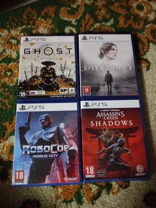 Диски на плейстейшен 4-5